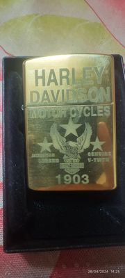 Bán zippo Harley Davidson ruột bỏ vàng