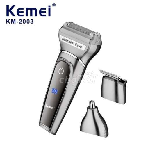 Tông đơ đa năng Kemei KM-2003 Bạc. Mua bán Thiết bị vệ sinh, nhà tắm tại Quận 8 Tp Hồ Chí Minh được đăng bởi SHOP HOÀNG DUNG 3 hình 1