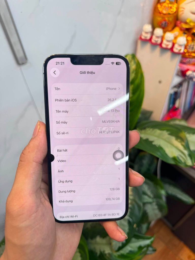 Apple iPhone 13 Pro 128GB Xám. Mua bán Điện thoại tại Quận Đống Đa Hà Nội được đăng bởi Hội Đồ Điện Tử hình 1