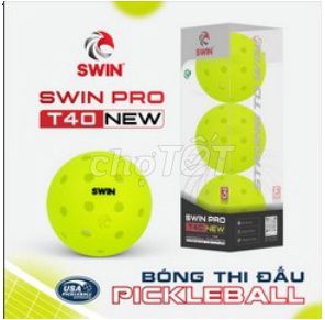 Bóng Pickleball SWIN PRO T40 NEW. Mua bán Đồ thể thao, Dã ngoại tại Huyện Diễn Châu Nghệ An được đăng bởi CAO VIET DUC hình 1