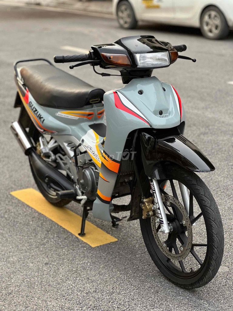 Satria 120 Xám Xi Măng. Mua bán Xe máy tại Quận Hoàng Mai Hà Nội được đăng bởi Sport Motor hình 2