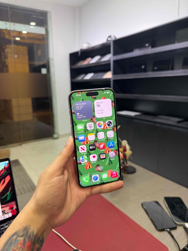 iPhone 15 Plus Hồng QTE 128G Zin Áp Nguyên Bản. Mua bán Điện thoại tại Quận Cầu Giấy Hà Nội được đăng bởi Trung Kiên Trả Góp Bao Nợ Xấu hình 1
