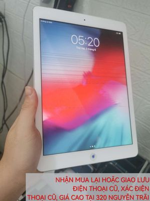 Ipad air bản 4g màn có sọc nhẹ như hình, xài ok. Mua bán Máy tính bảng tại Thành phố Huế Thừa Thiên Huế được đăng bởi T PLUS MOBILE MUA BÁN ĐIỆN THOẠI