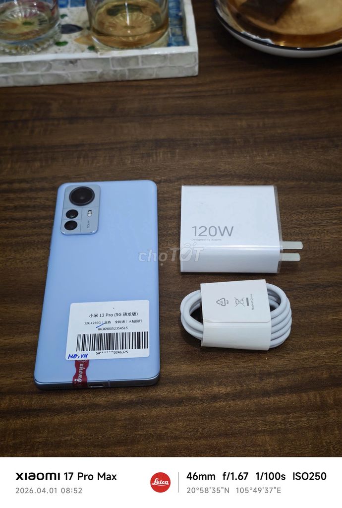 Xiaomi Mi 12 Pro 5G 12/256 sạc 120w có ship COD. Mua bán Điện thoại tại Quận Hoàng Mai Hà Nội được đăng bởi Trần Ngọc Hiếu hình 1