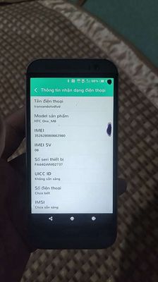 HTC One M8 - 32GB, Đã qua sửa chữa. Mua bán Điện thoại tại Quận Cái Răng Cần Thơ được đăng bởi Trần Văn Đô