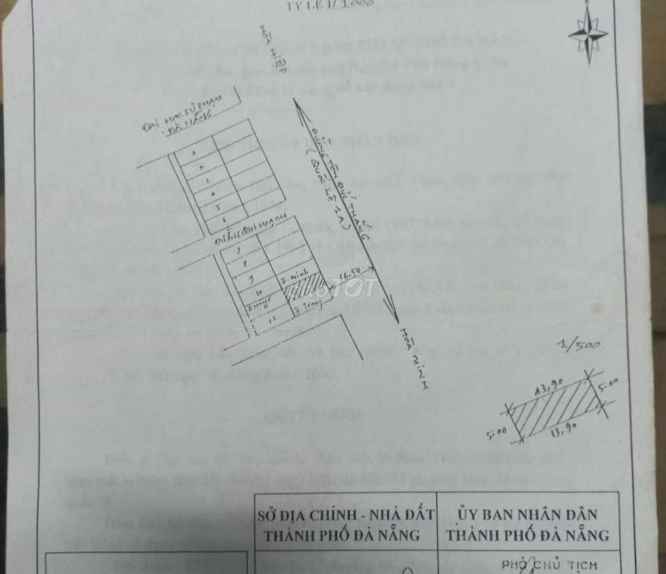 Cần bán nhà 2.5 tầng MT TÔN ĐỨC THẮNG - Sát trường ĐHSP