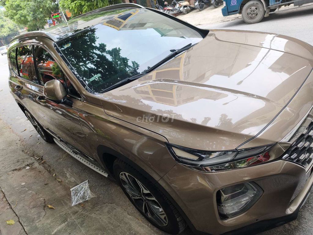 Hyundai Santafe 2021 Полная бензиновая комплектация Коричневый 64000 км