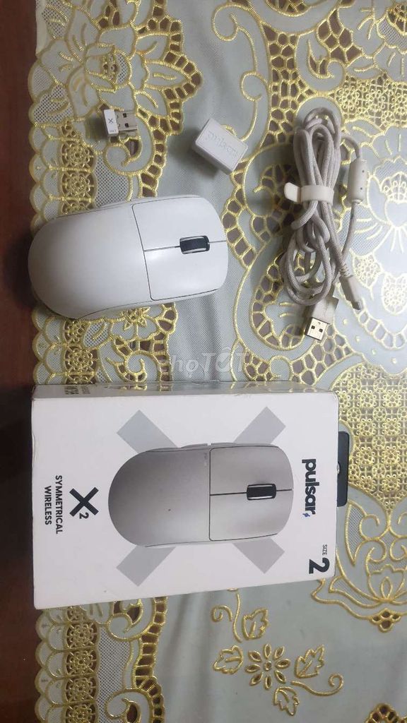 Chuột không dây Pulsar X2 Trắng. Mua bán Phụ kiện (Màn hình, Chuột...) tại Huyện Hoài Đức Hà Nội được đăng bởi Thành Hưng hình 1