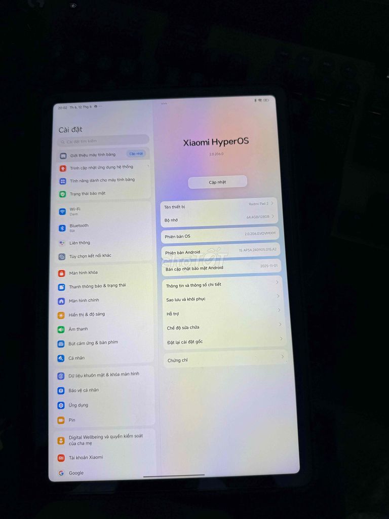 Xiaomi Redmi Pad 2 6GB/128GB Đen. Mua bán Máy tính bảng tại Thành phố Thủ Đức Tp Hồ Chí Minh được đăng bởi zz hình 1