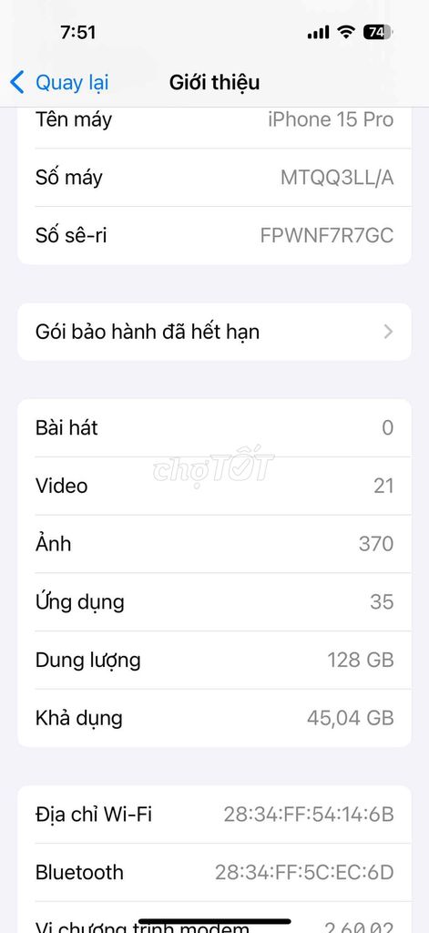 Apple iPhone 15 Pro 128GB tintan xanh. Mua bán Điện thoại tại Quận Cẩm Lệ Đà Nẵng được đăng bởi phan phải hình 1