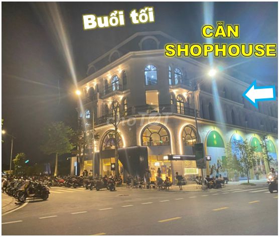 Cần Bán căn Shophouse 460m2,Mặt đường lớn ,Vốn 5,5 tỷ, Sổ đỏ lâu dài