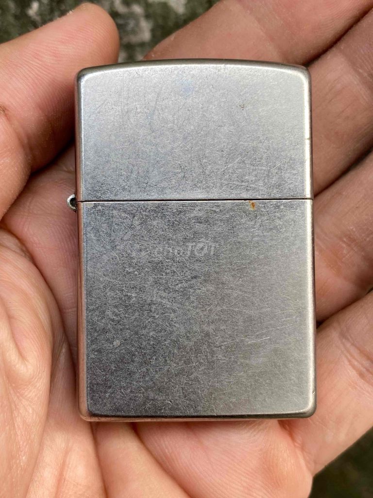 Vỏ zippo đít lõm chuẩn Mỹ D 2022 mạ Satin