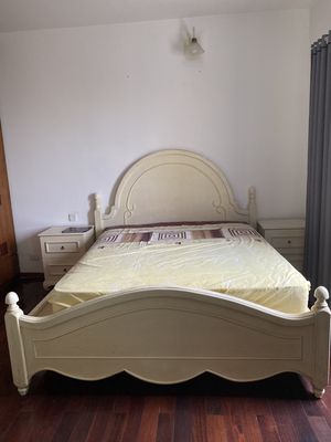 Bán bộ giường gỗ sồi