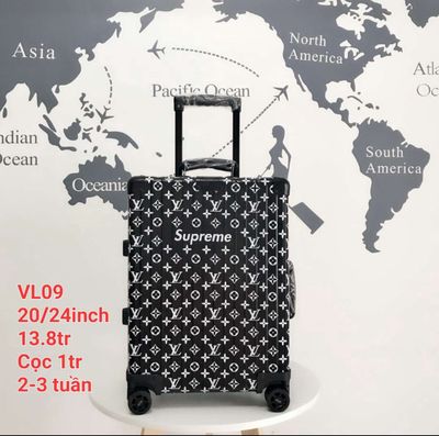 Vali du lịch Louis Vuitton LV HL xách tay VL09