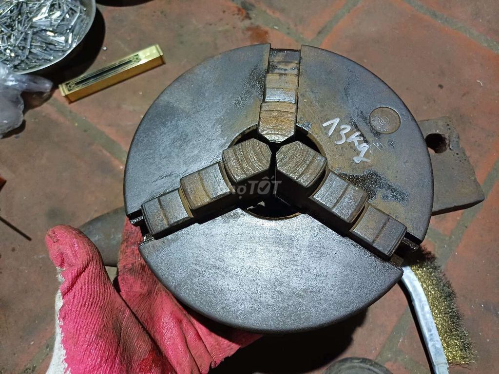 Mâm cặp 3 chấu 200mm đã dùng. Mua bán Đồ chuyên dụng, Giống nuôi trồng tại Huyện Thanh Trì Hà Nội được đăng bởi Phạm Đức Việt hình 1
