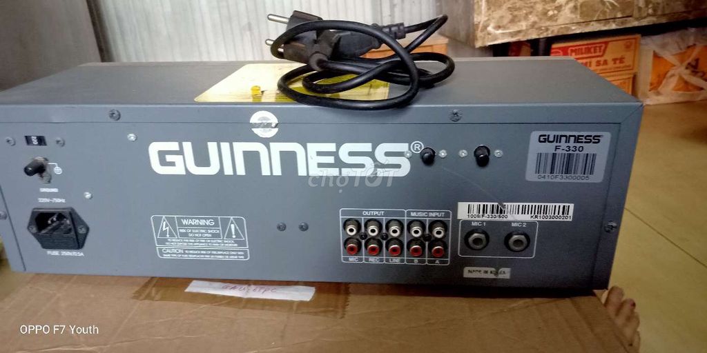 Mixer GUINNESS F330. Mua bán Tivi, Âm thanh tại Quận Bình Thạnh Tp Hồ Chí Minh được đăng bởi TRẦN tUẤN kHANH hình 3
