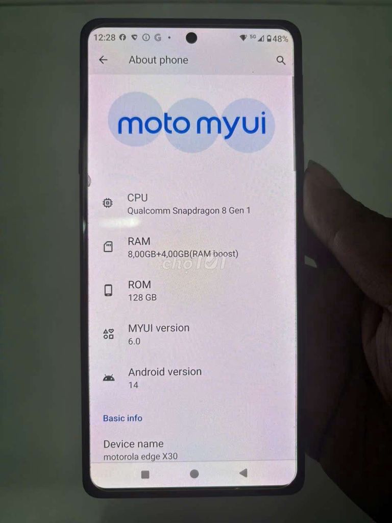 Motorola Edge X30 128GB Nứt lưng. Mua bán Điện thoại tại Thành phố Thuận An Bình Dương được đăng bởi hoàng hình 1
