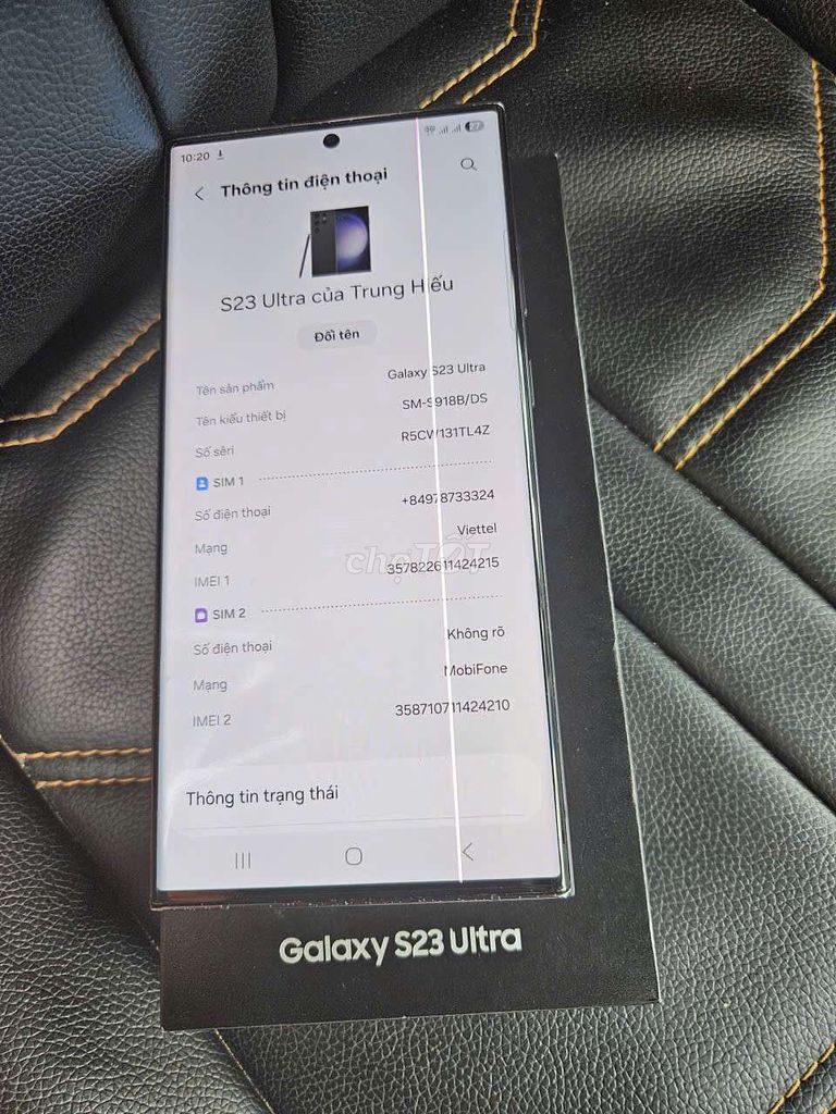 Samsung S23 Ultra 12/512 chính hãng VN . Mua bán Điện thoại tại Huyện Hóc Môn Tp Hồ Chí Minh được đăng bởi Dvdl trung hieu hình 1