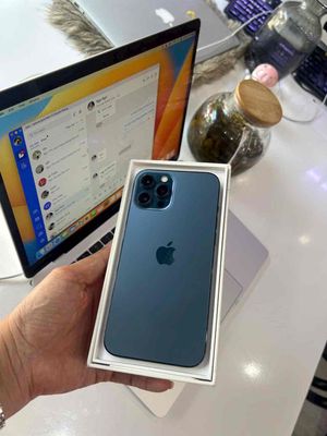iphone 12promax 256gb blue za/a pin 100 zin keng