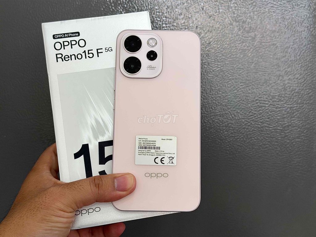 Oppo Reno 15F 5G 12GB/256GB Full Box 15 F. Mua bán Điện thoại tại Quận Ninh Kiều Cần Thơ được đăng bởi Cầm Đồ Tấn Lợi hình 1