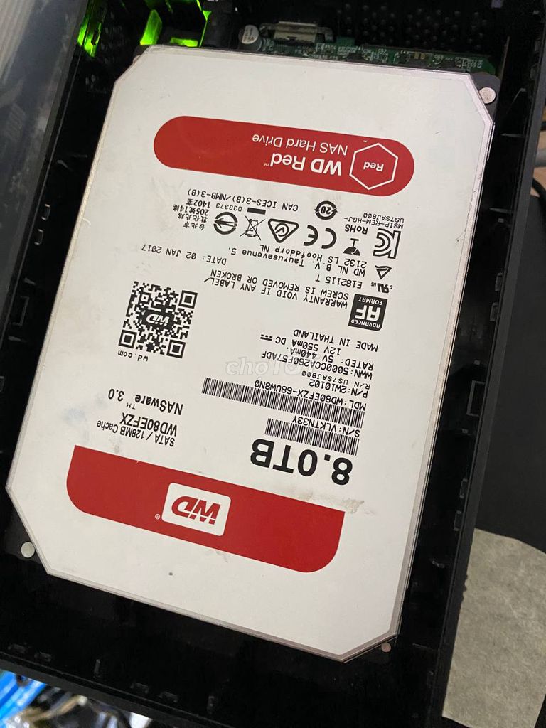 HDD 8T WD red sk 100% giá rẻ co fix