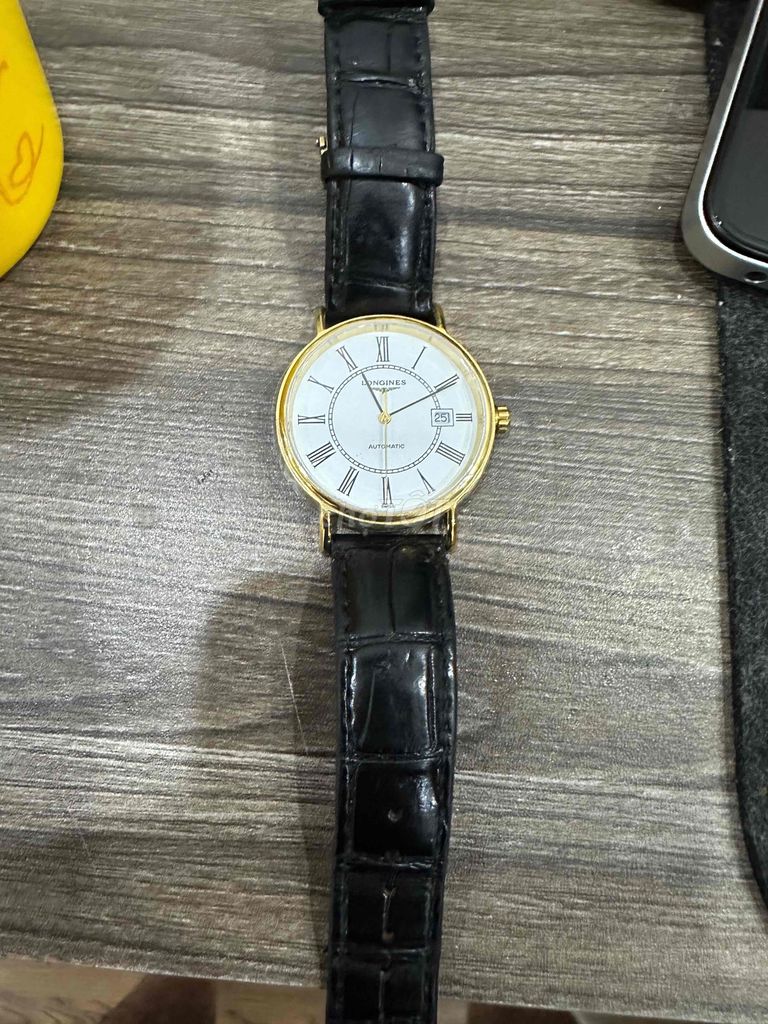Đồng hồ Longines Nam Vàng Đen. Mua bán Đồng hồ tại Quận Thanh Xuân Hà Nội được đăng bởi Dona hình 1