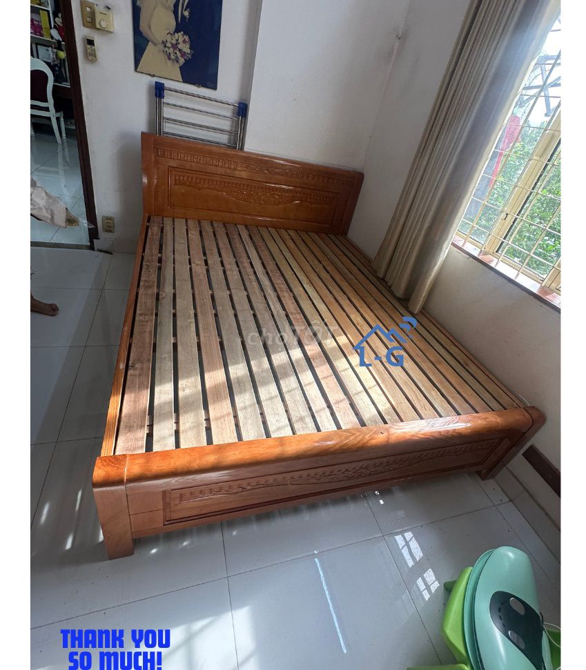GIƯỜNG GỖ SỒI TỰ NHIÊN – GIÁ TỐT MỖI NGÀY+ Bền đẹp. Mua bán Giường, chăn ga gối nệm tại Quận 11 Tp Hồ Chí Minh được đăng bởi GIƯỜNG SẮT SƠN LÂM hình 1