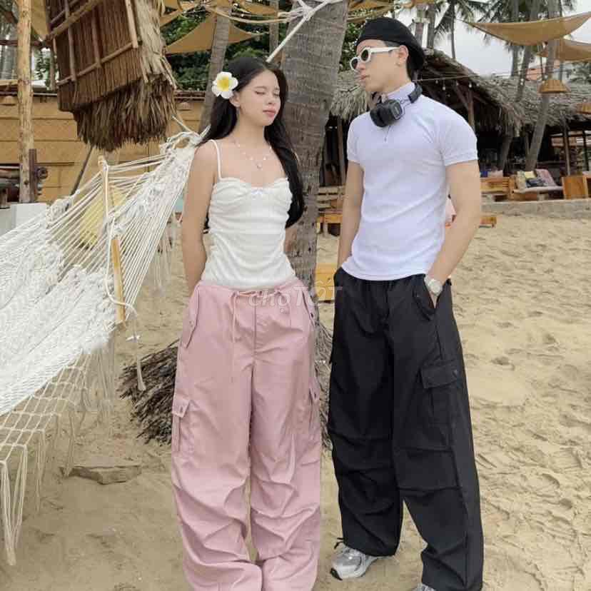 QUẦN DÙ AB HOUSE WHITE PINK DÂY RÚT. Mua bán Quần áo tại Quận 6 Tp Hồ Chí Minh được đăng bởi Anh Thư hình 3