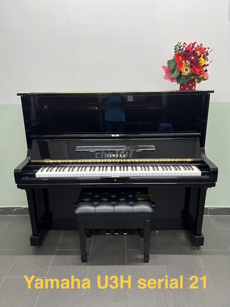 Đàn Piano Tuyển Chọn Yamaha U3H seri 21 năm 1976.. Mua bán Nhạc cụ tại Huyện Bình Chánh Tp Hồ Chí Minh được đăng bởi Minh Thành Piano hình 1
