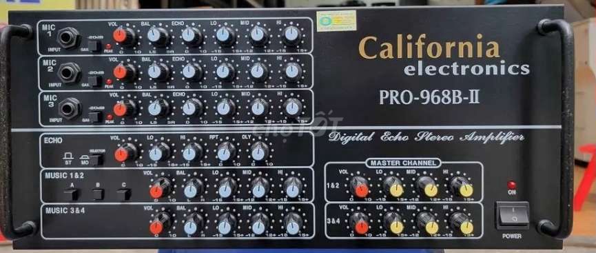 Amply karaoke California PRO-968B-II Đen. Mua bán Tivi, Âm thanh tại Quận Cầu Giấy Hà Nội được đăng bởi Ly Hung hình 1