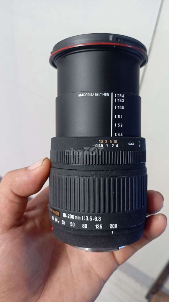 Ống kính Sigma 18-200mm f/3.5-6.3 DC Nikon Đen. Mua bán Máy ảnh, Máy quay tại Thị xã La Gi Bình Thuận được đăng bởi Nguyễn Hữu Thanh Hoài hình 1