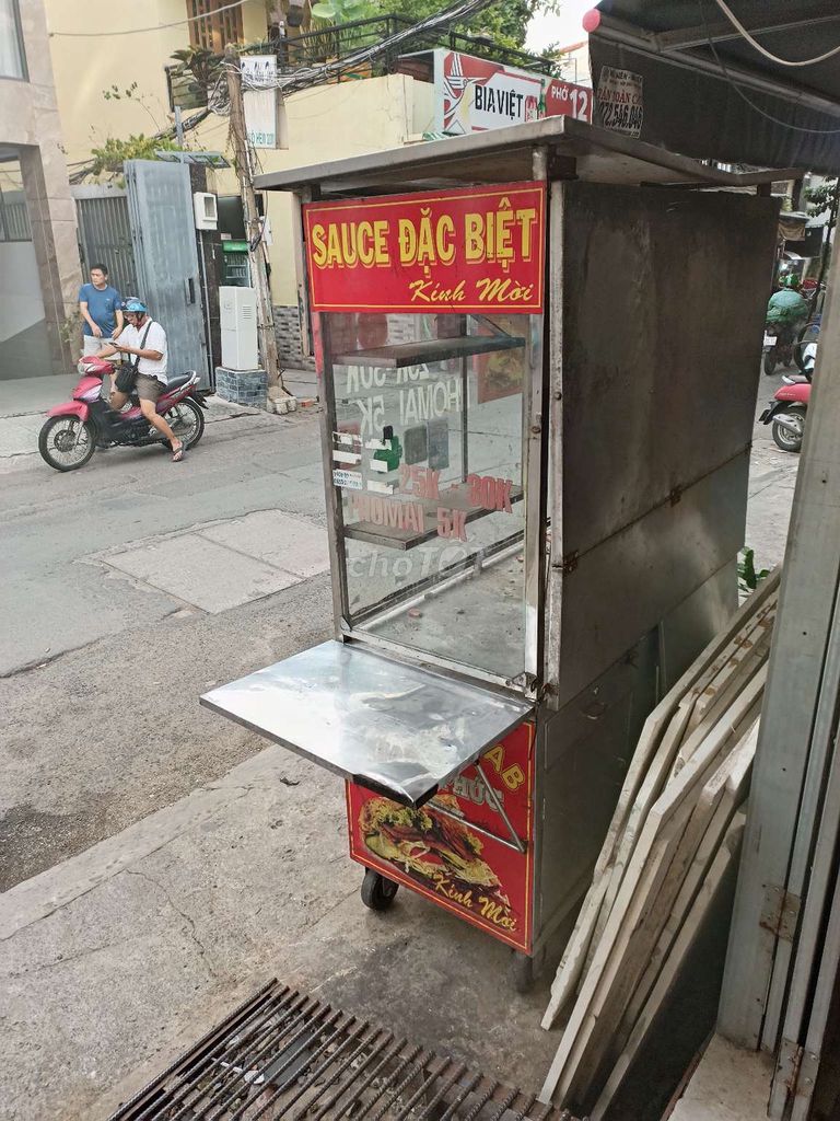 Xe bánh mì Thổ Nhĩ Kỳ Kim loại Kính. Mua bán Đồ chuyên dụng, Giống nuôi trồng tại Quận Bình Thạnh Tp Hồ Chí Minh được đăng bởi Hàng thanh lý  hình 1