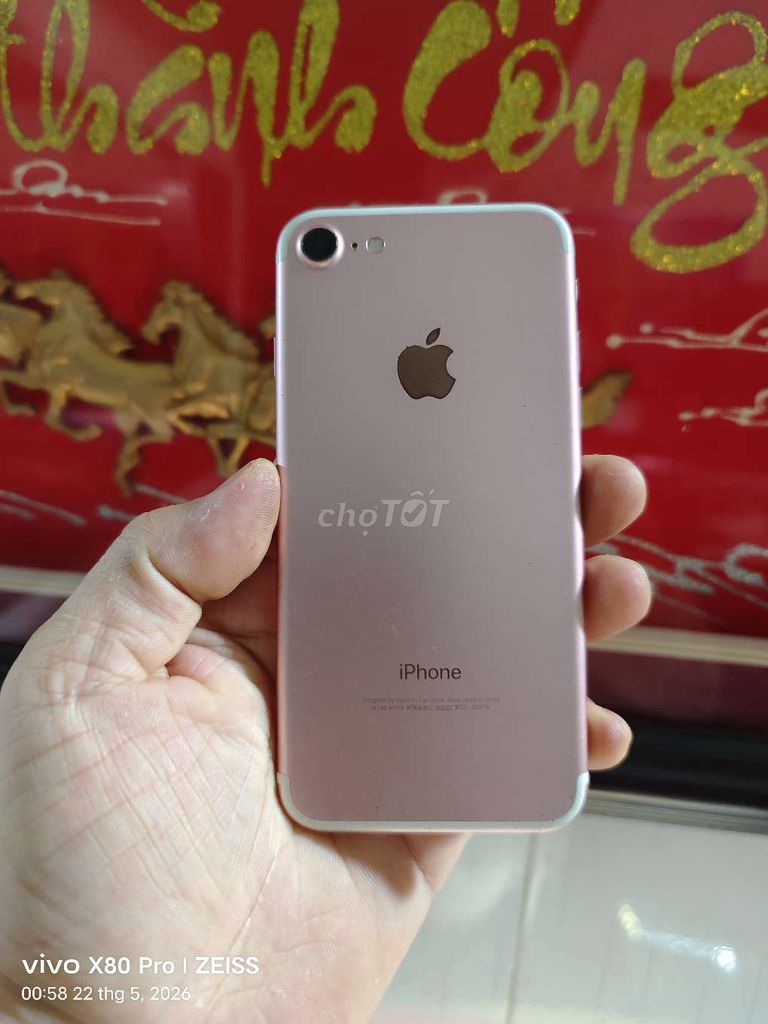 Apple iPhone 7 128GB Vàng hồng Đã sử dụng. Mua bán Điện thoại tại Thành phố Biên Hòa Đồng Nai được đăng bởi Tùng phát  hình 1