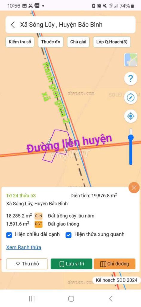 Bán 20,148m2 Mặt Tiền đất Biển đường Liên Huyện Bắc Bình Bình Thuận