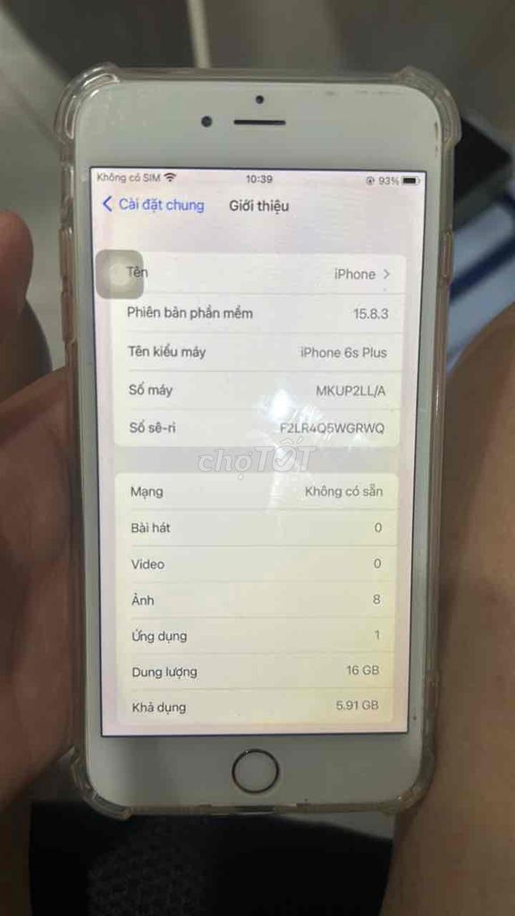 Apple iPhone 6s Plus 16GB Vàng hồng. Mua bán Điện thoại tại Quận Lê Chân Hải Phòng được đăng bởi Vũ Hà My  hình 1