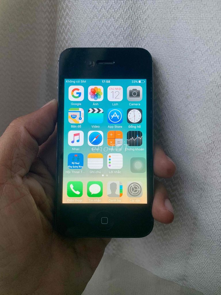 Apple iPhone 4S 16GB Đen Đã sử dụng. Mua bán Điện thoại tại Quận 5 Tp Hồ Chí Minh được đăng bởi Vinh hình 1