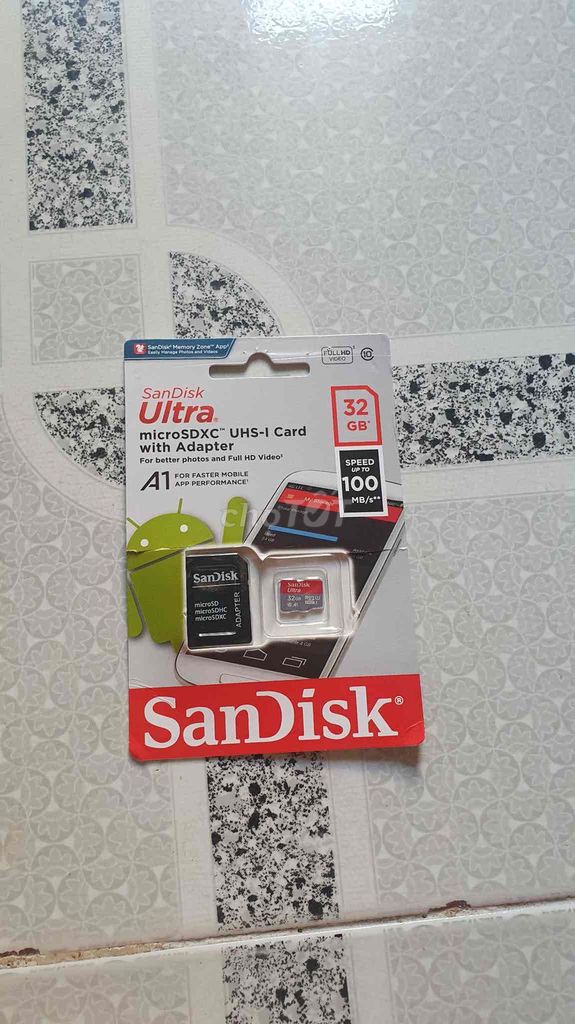 Thẻ nhớ SanDisk microSDXC 32GB UHS-I A1. Mua bán Phụ kiện (Màn hình, Chuột...) tại Quận 12 Tp Hồ Chí Minh được đăng bởi Phạm Thành Nhân hình 1