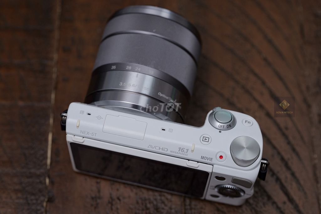 Máy ảnh Sony NEX-5T Trắng 18-55mm. Mua bán Máy ảnh, Máy quay tại Quận 3 Tp Hồ Chí Minh được đăng bởi NOVA HITECH hình 1