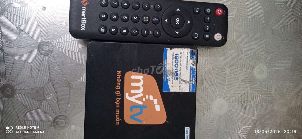 Android TV Box SmartBox Đen. Mua bán Tivi, Âm thanh tại Quận Hồng Bàng Hải Phòng được đăng bởi Xuân Hồng  hình 1