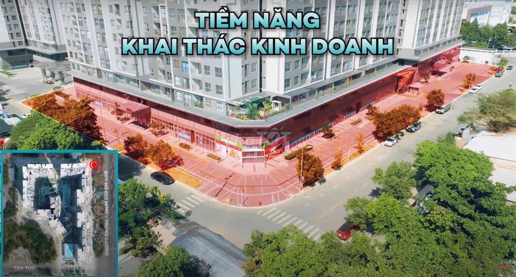 Cho thuê shophouse - 15tr/th - cố định 3 năm đầu - diện tích từ 163m2