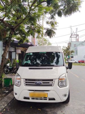 Ford Transit 2018 SVP-Đký 2019-96000 km Màu Trắng. Mua bán Ô tô tại Quận Cẩm Lệ Đà Nẵng được đăng bởi Phạm Trang hình 1