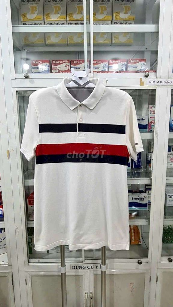 Áo thun Tommy Hilfiger Nam Trắng Vải L. Mua bán Quần áo tại Thành phố Thủ Đức Tp Hồ Chí Minh được đăng bởi Shop khoa nguyễn si tuyển  hình 1