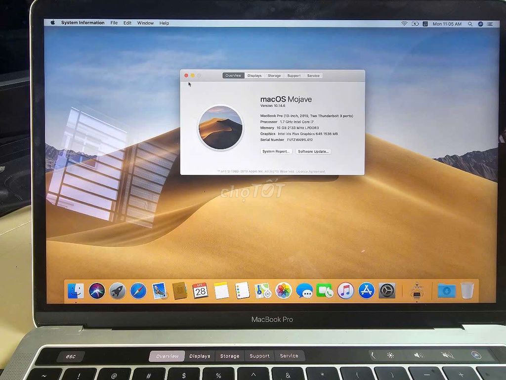Macbook pro 13 2019 core i7. Mua bán Laptop tại Quận 8 Tp Hồ Chí Minh được đăng bởi hoàng lâm hình 4