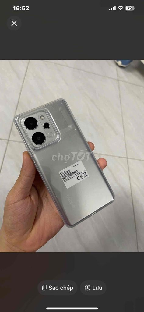 Realme P4 Power 5G 12GB/256GB Bạc 10000 mAh. Mua bán Điện thoại tại Quận 8 Tp Hồ Chí Minh được đăng bởi Thanh Tâm Mobile hình 1
