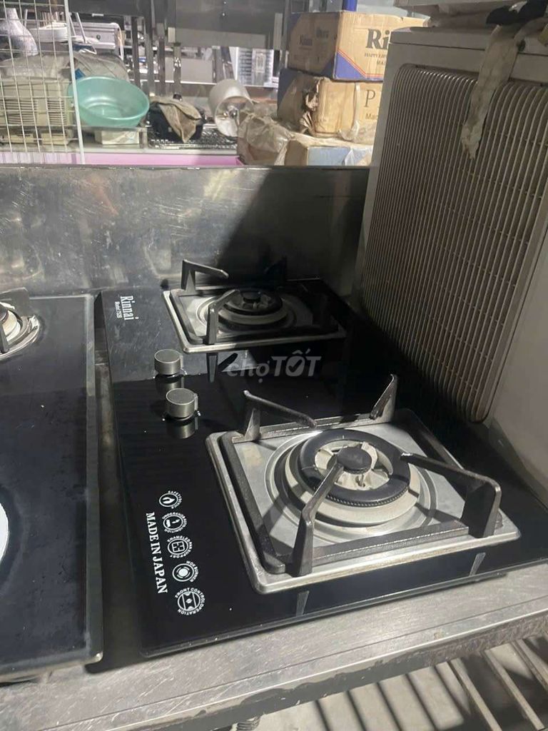 Bếp ga âm Rinnai 2 bếp Đen. Mua bán Bếp, lò, đồ điện nhà bếp tại Quận Hải An Hải Phòng được đăng bởi Trí Dũng Nguyễn hình 1