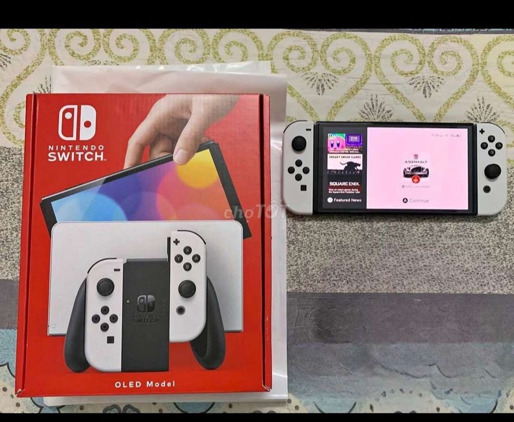 Nintendo Switch OLED đã hắck, 128gb, fullbox đủ pk