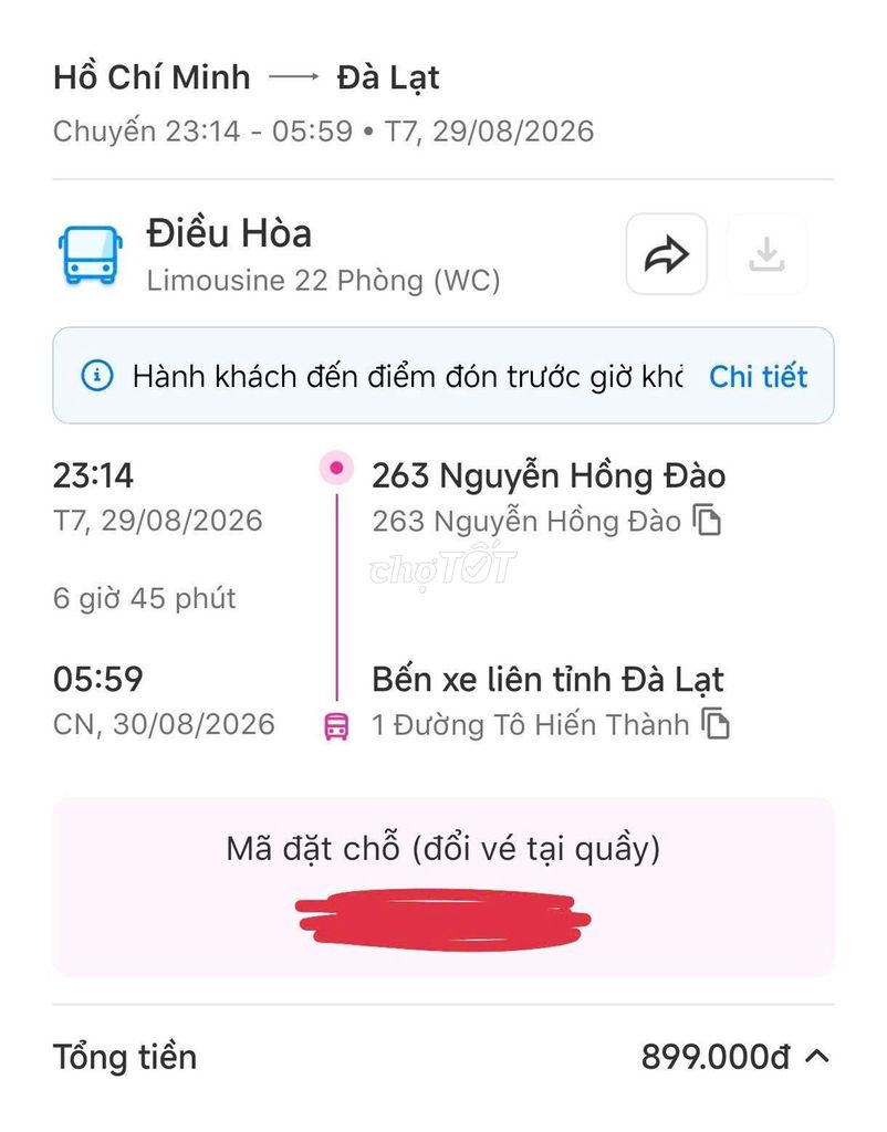 Vé xe khách Điều Hòa Hồ Chí Minh - Đà Lạt. Du lịch tại Quận 11 Tp Hồ Chí Minh được đăng bởi Huỳnh Nhi hình 1