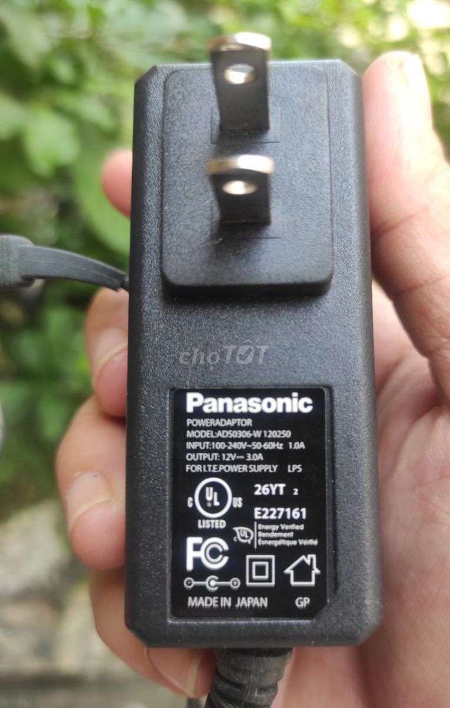 Adapter Nguồn 12V 3A Panasonic