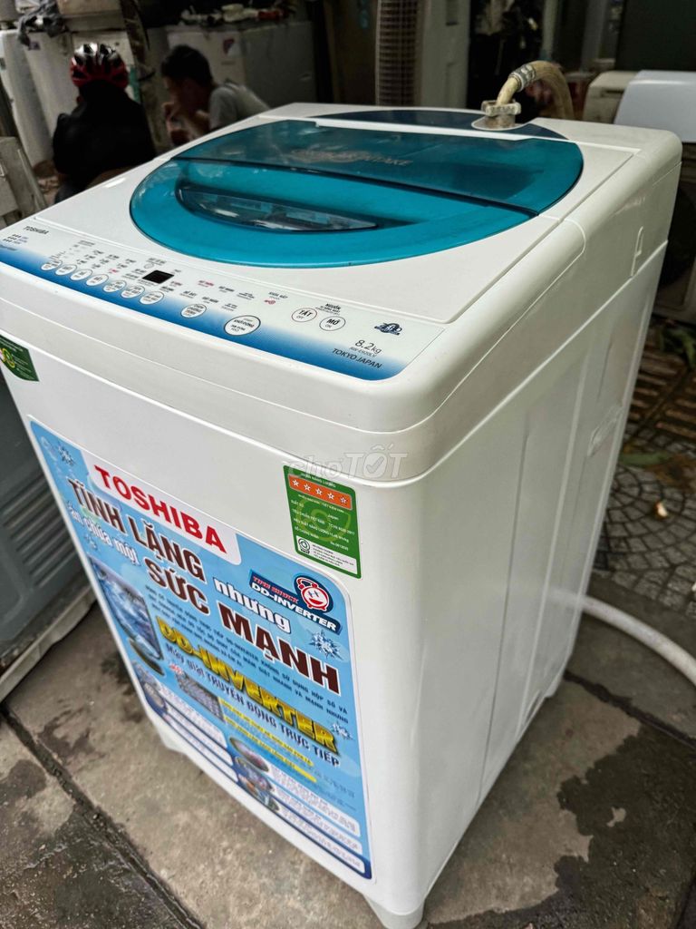 thanh lý máy giặt Toshiba 8.2kg còn mới ken