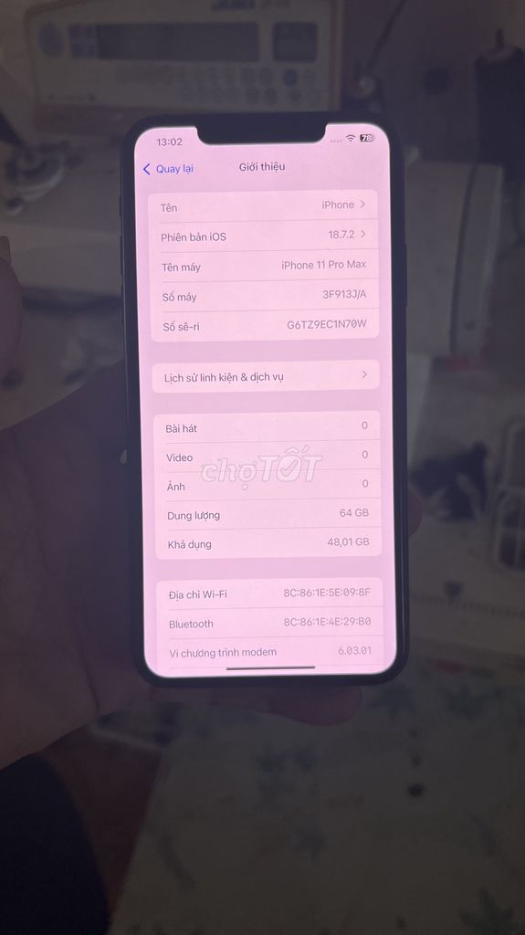 iPhone 11 Pro Max 64GB Lock máy kèm sim ghép. Mua bán Điện thoại tại Thành phố Thuận An Bình Dương được đăng bởi Mỹ hình 1